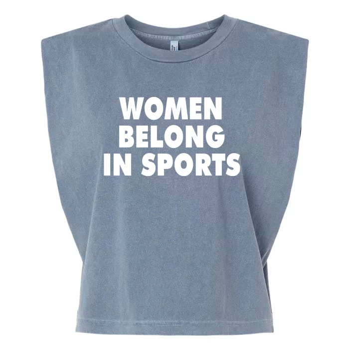 Jomboy Media Women Belong In Sports Garment-Dyed Women's Muscle Tee