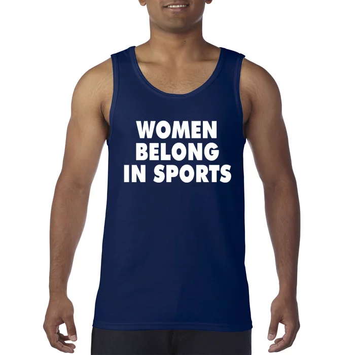 Jomboy Media Women Belong In Sports Tank Top