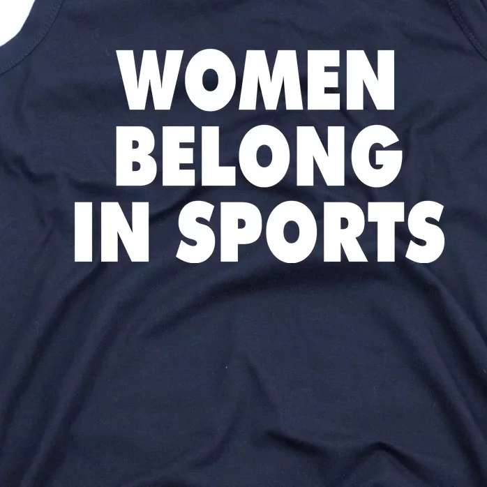 Jomboy Media Women Belong In Sports Tank Top