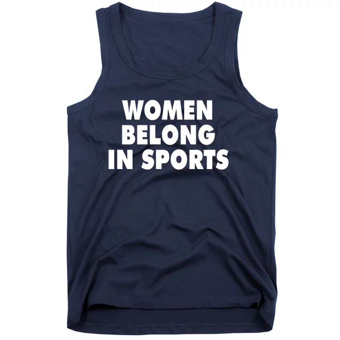 Jomboy Media Women Belong In Sports Tank Top