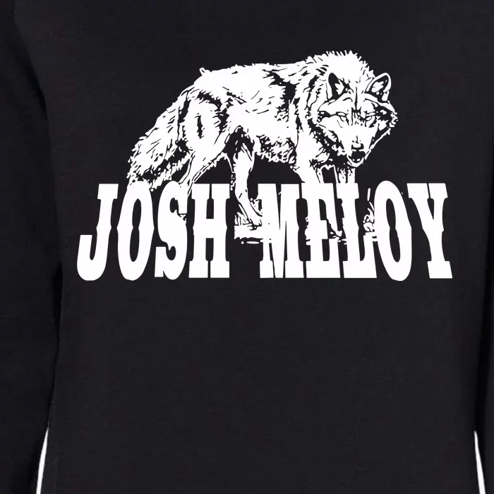 Josh Meloy Wolf Womens California Wash Sweatshirt