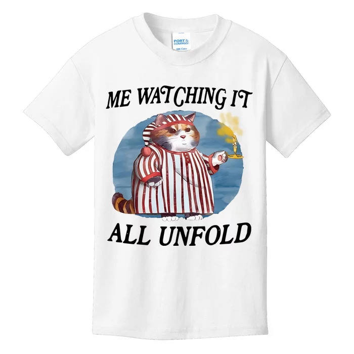 Jmcgg Me Watching It All Unfold Kids T-Shirt