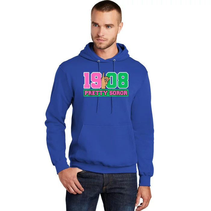 J15 Nineteen 08 Aka Pretty Soror Hand Sign Hoodie