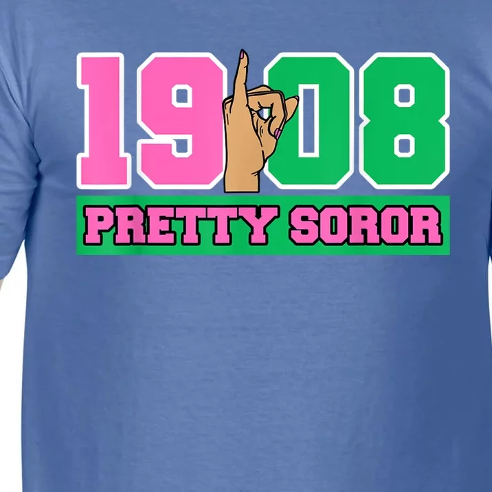 J15 Nineteen 08 Aka Pretty Soror Hand Sign Comfort Colors T-Shirt