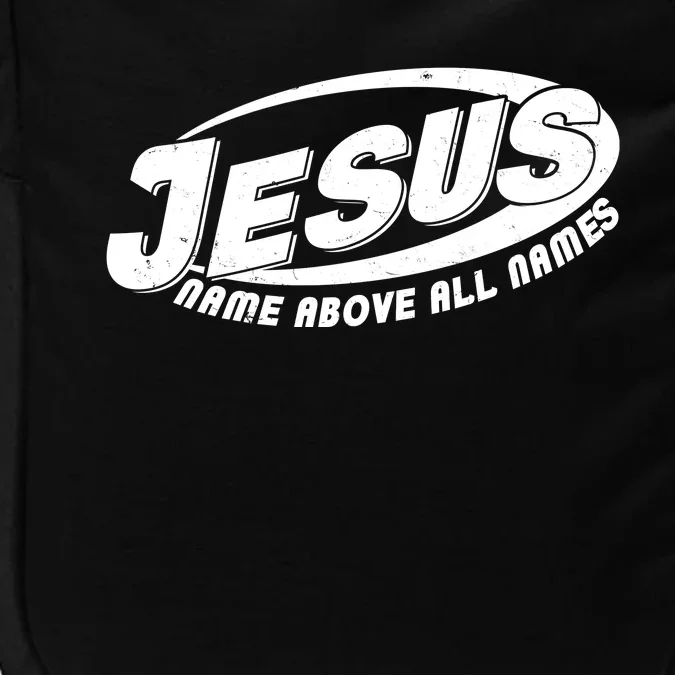 Jesus Name Above All Names Sports Style Logo Impact Tech Backpack