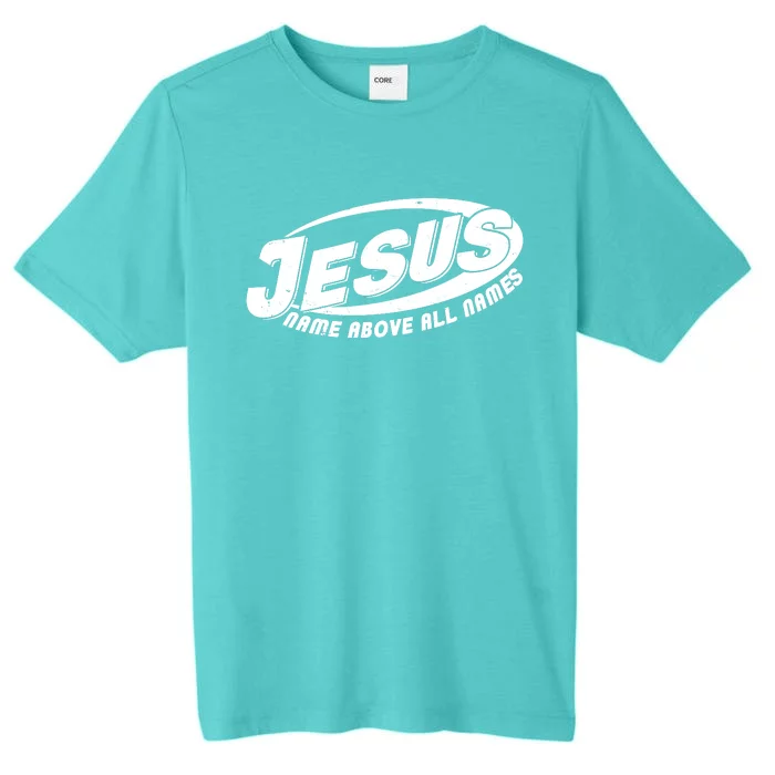 Jesus Name Above All Names Sports Style Logo ChromaSoft Performance T-Shirt