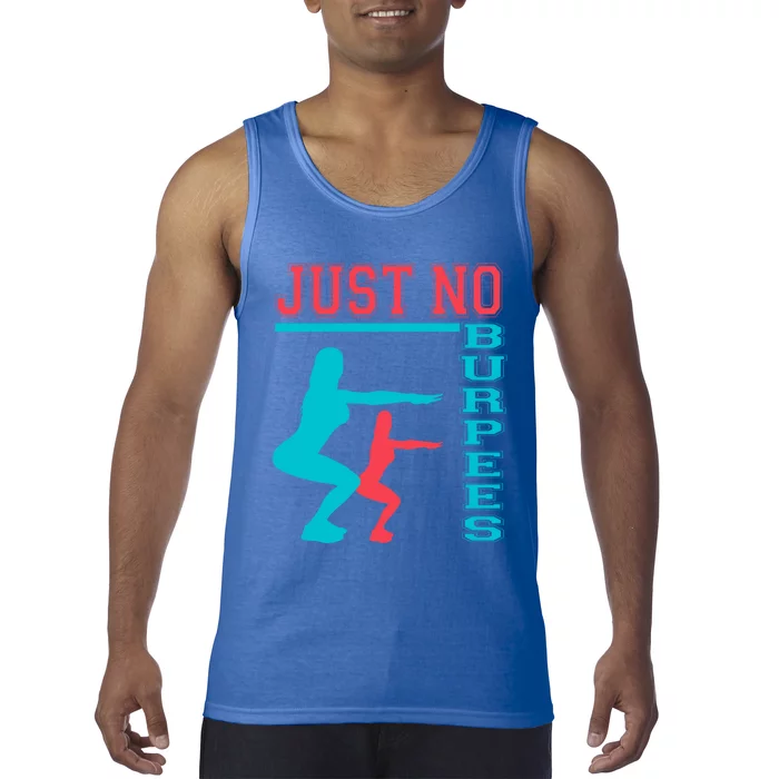 Just No Burpees Gym Fitness 'S Bodybuilding Gift Tank Top