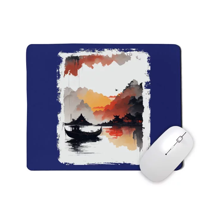 Japanese Ninh Binh Town Mousepad