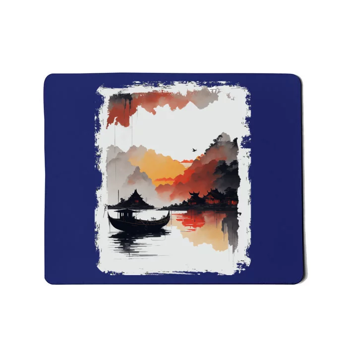 Japanese Ninh Binh Town Mousepad