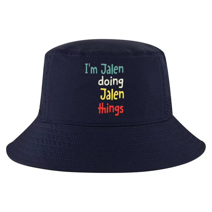 Jalen Name Cute Personalized Gift Cool Comfort Performance Bucket Hat