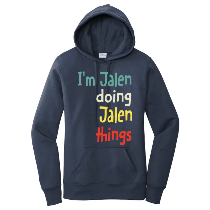 Jalen Name Cute Personalized Gift Women's Pullover Hoodie