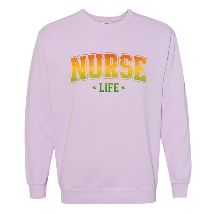 Junenth Nurse Day Nurse Week Cute Gift Garment-Dyed Sweatshirt