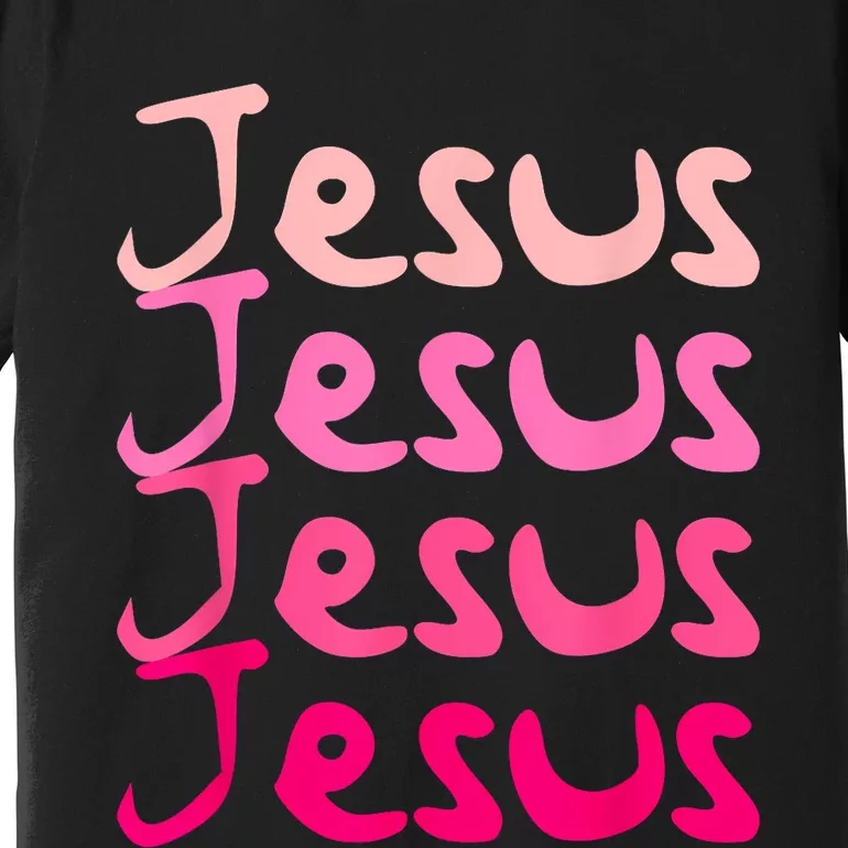 Jesus Name Design Premium T-Shirt