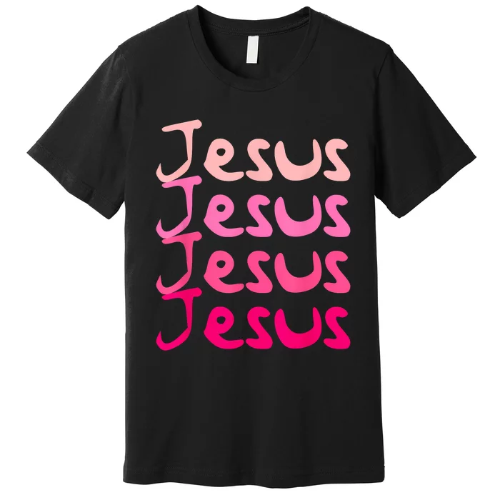 Jesus Name Design Premium T-Shirt