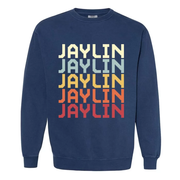 Jaylin Name First Name Jaylin Personalized Name Customized Garment-Dyed Sweatshirt