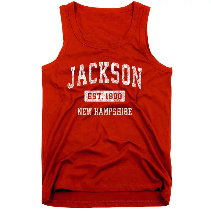 Jackson New Hampshire Nh Vintage Sports Established Tank Top