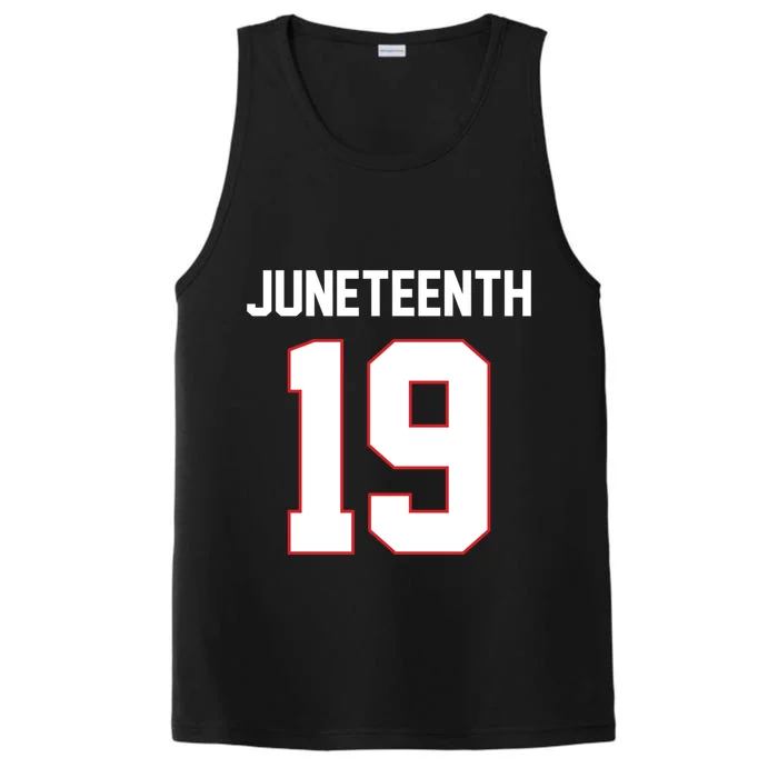 Juneteenth National Independence Day Black History Freedom Gift Performance Tank