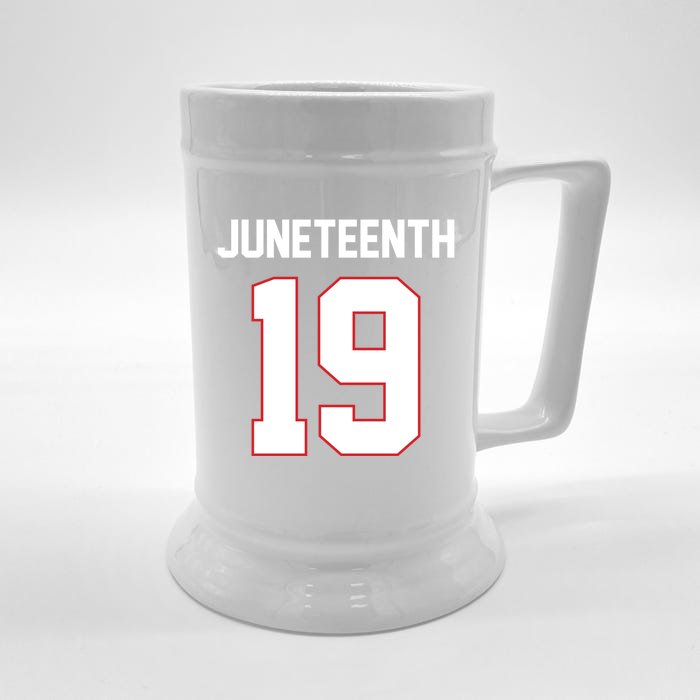 Juneteenth National Independence Day Black History Freedom Gift Front & Back Beer Stein