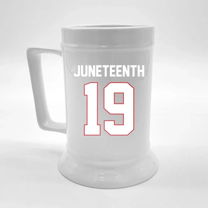 Juneteenth National Independence Day Black History Freedom Gift Front & Back Beer Stein