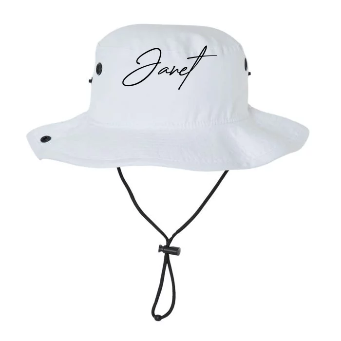 Janet Name In Script Lettering Legacy Cool Fit Booney Bucket Hat