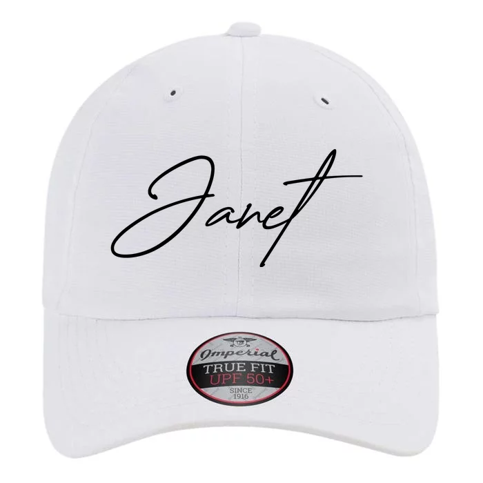 Janet Name In Script Lettering The Original Performance Cap