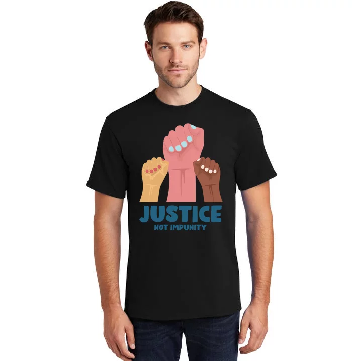 Justice Not Impunity Tall T-Shirt