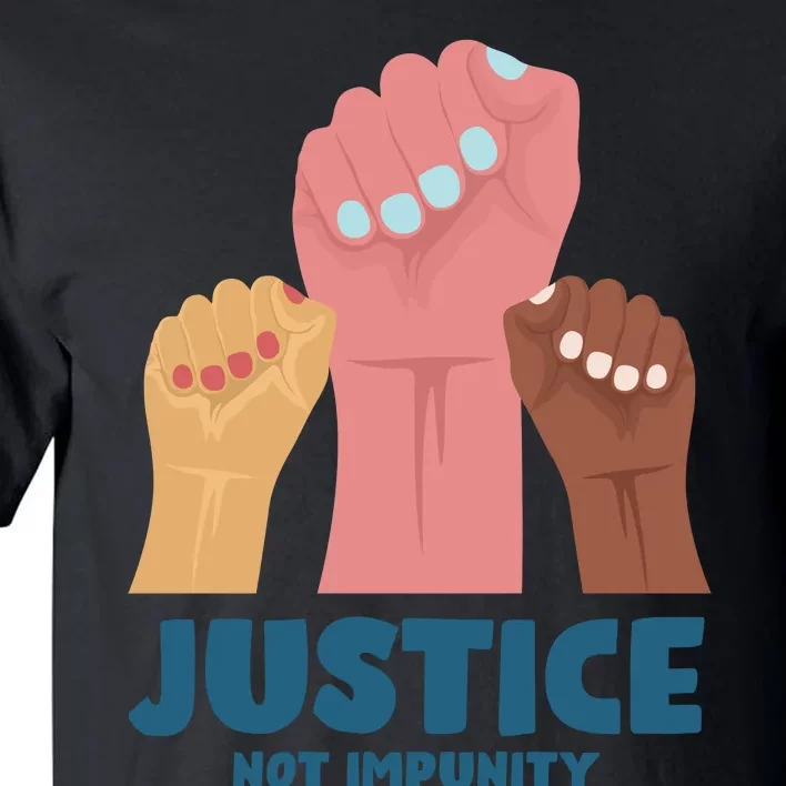 Justice Not Impunity Tall T-Shirt