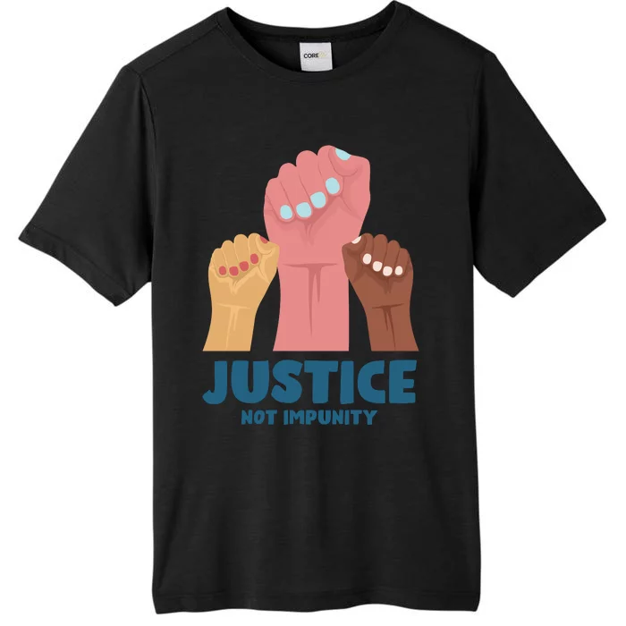 Justice Not Impunity ChromaSoft Performance T-Shirt