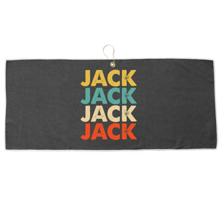 Jack Name Large Microfiber Waffle Golf Towel