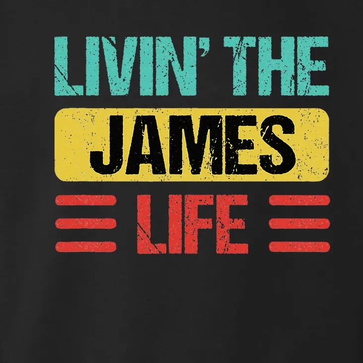 James Name Toddler Hoodie