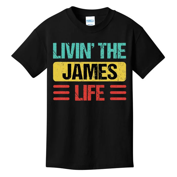 James Name Kids T-Shirt