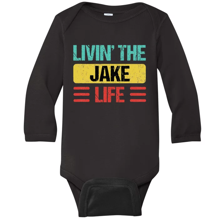 Jake Name Baby Long Sleeve Bodysuit