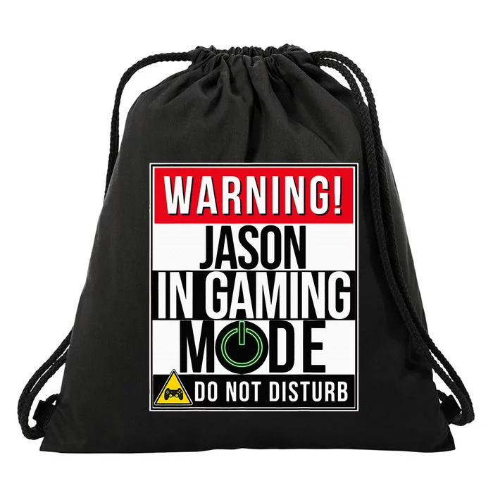 Jason Name Drawstring Bag