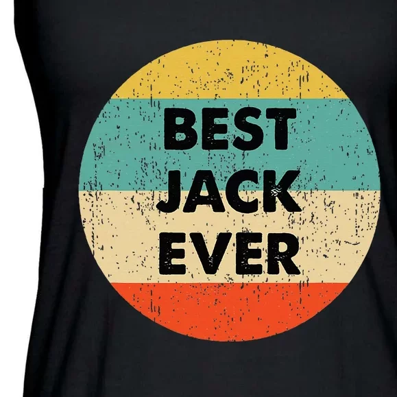 Jack Name Ladies Essential Flowy Tank