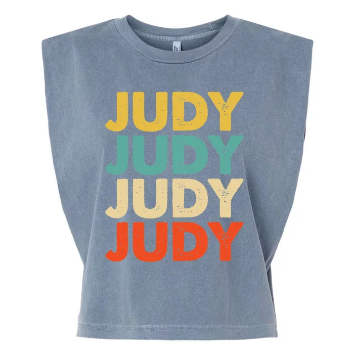 Judy Name Garment-Dyed Women's Muscle Tee