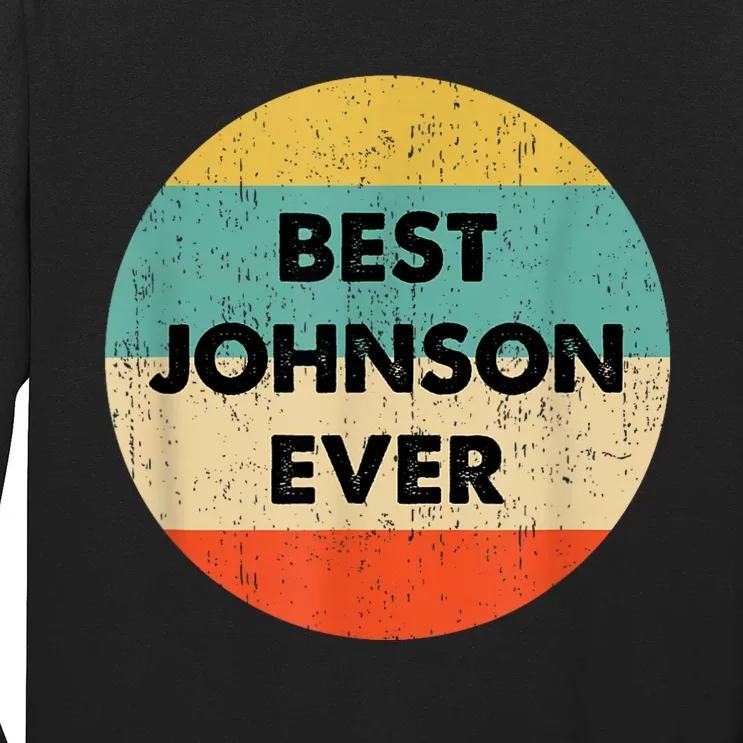 Johnson Name Long Sleeve Shirt