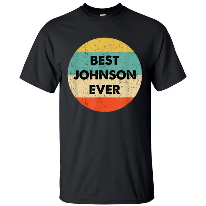 Johnson Name Tall T-Shirt