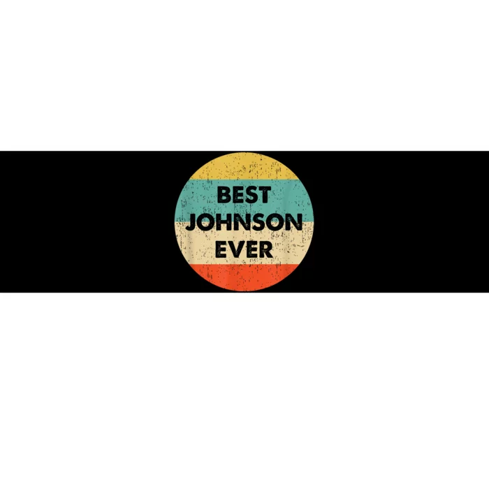 Johnson Name Bumper Sticker