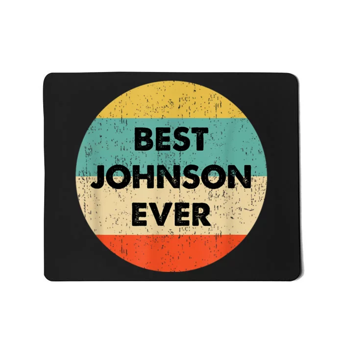 Johnson Name Mousepad