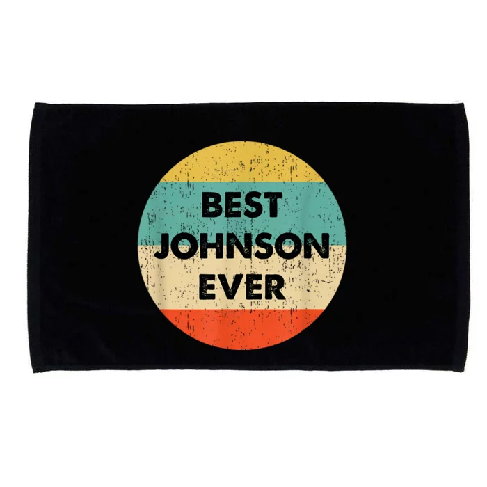 Johnson Name Microfiber Hand Towel