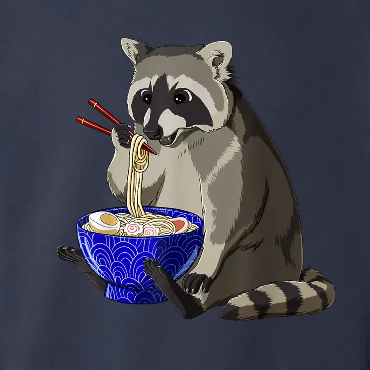 Japanese Noodles Kawaii Ramen Bowl Funny Raccoon Toddler Hoodie