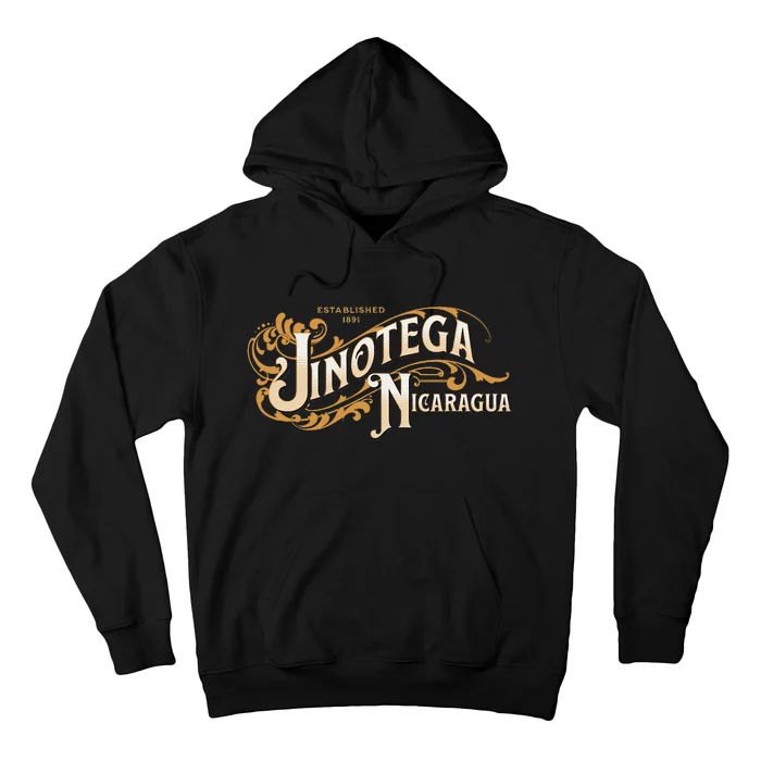 Jinotega Nicaragua Map Artesania Arte Nica Craft Souvenirs Hoodie