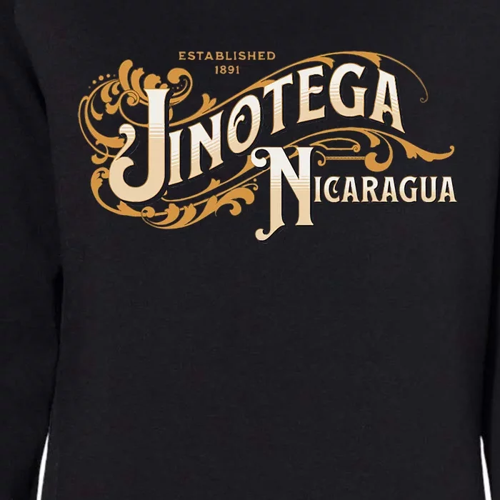 Jinotega Nicaragua Map Artesania Arte Nica Craft Souvenirs Womens California Wash Sweatshirt