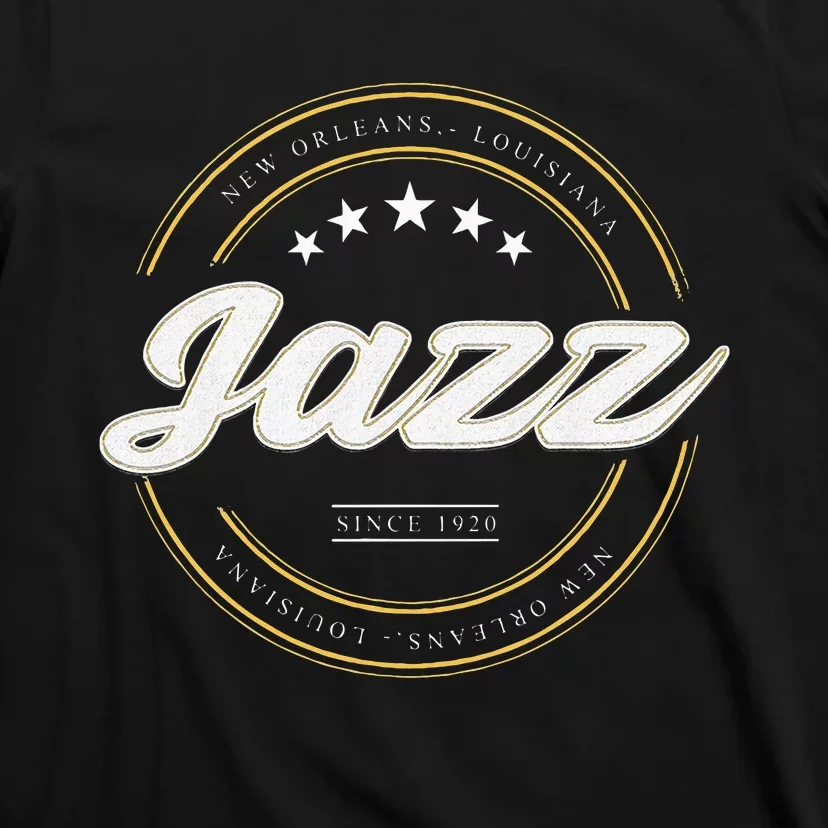 Jazz New Orleans Louisiana Jazz Music Player Classical Jazz T-Shirt