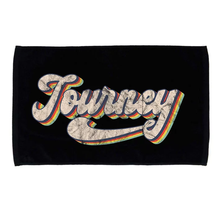 Journey Name Personalized Vintage Retro Microfiber Hand Towel