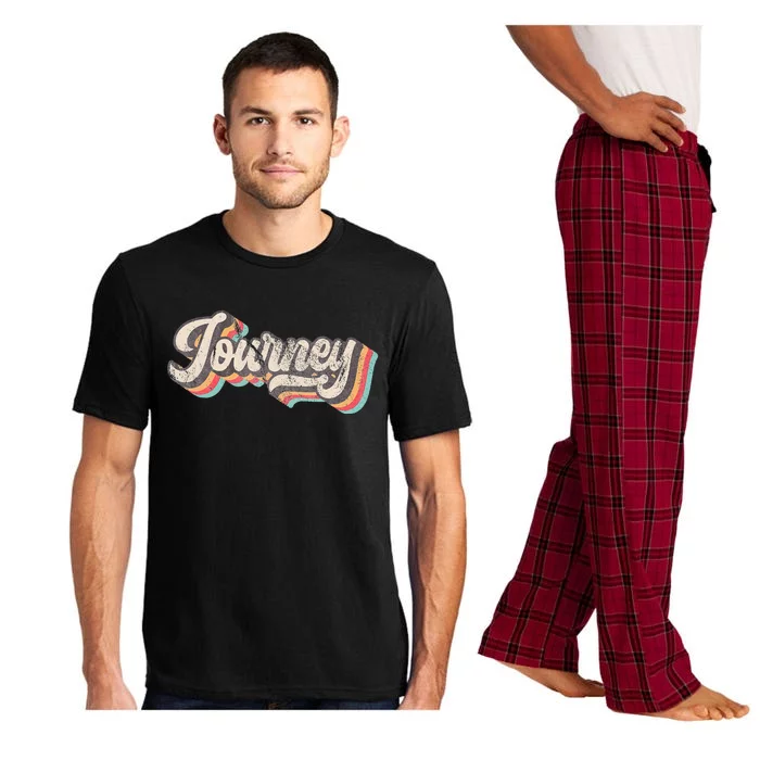 Journey Name Personalized Vintage Retro Pajama Set