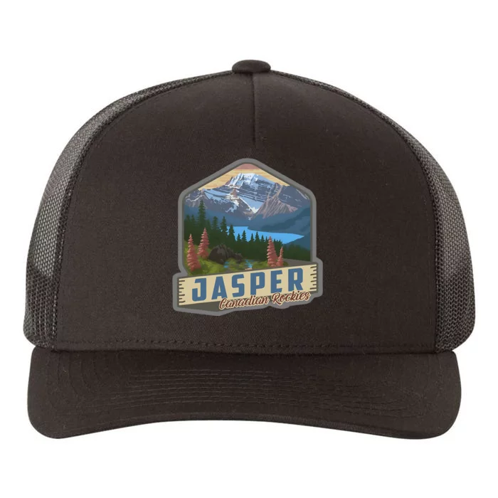 Jasper National Park Canadian Rockies Us Parks Camping Yupoong Adult 5-Panel Trucker Hat