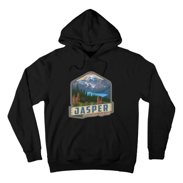 Jasper National Park Canadian Rockies Us Parks Camping Tall Hoodie