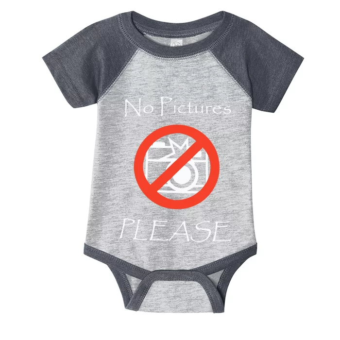 Jxxyy No Pictures Please Infant Baby Jersey Bodysuit