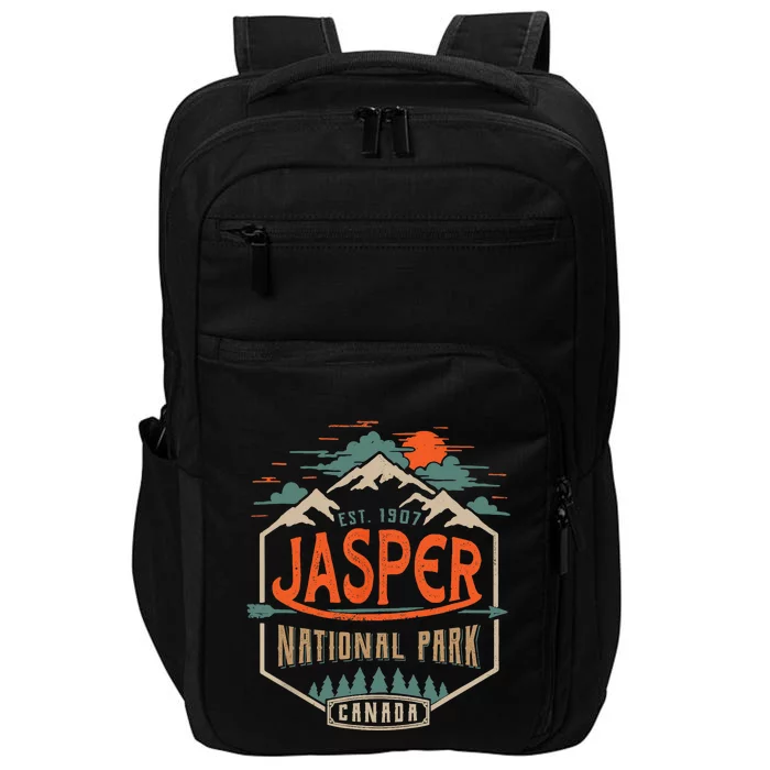 Jasper National Park, Alberta, Canada Exploration Travel Impact Tech Backpack